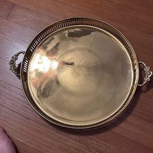 Vintage gold tray